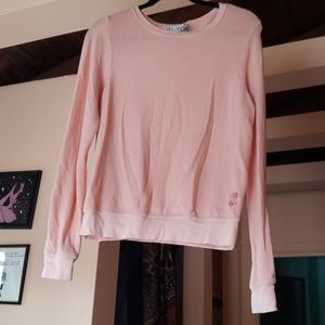 Wildfox baggy Beach jumper in peach XS